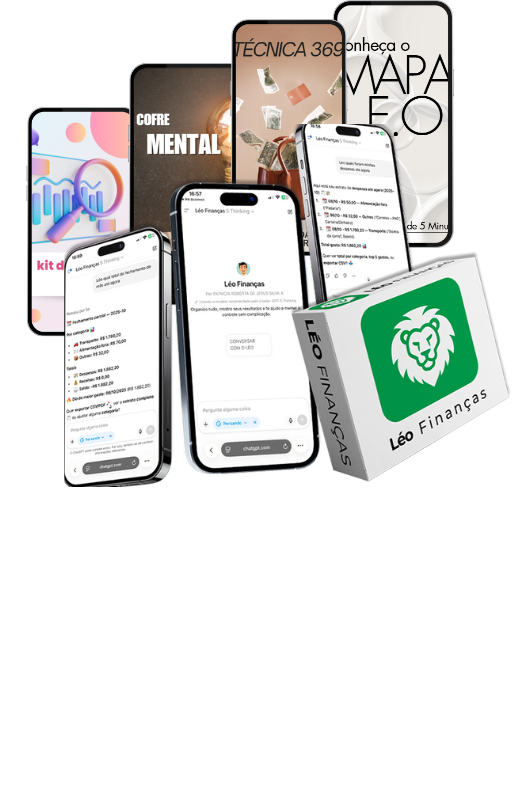 Combo completo Léo Finanças